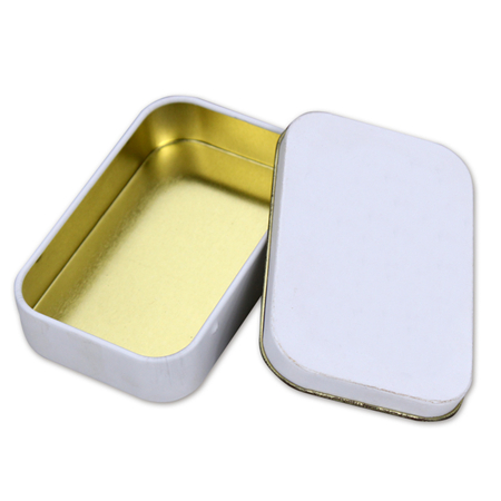 rectangular metal mint box